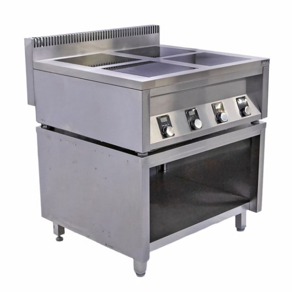 Плита индукционная 4-конфорочная Техно-ТТ ИПП-410134 + подставка