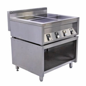 Плита индукционная 4-конфорочная Техно-ТТ ИПП-410134 + подставка