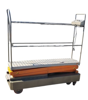 Тележка гидравлическая,Подъемник гидравлический, самоходный ножничный подъемник, оборудование для теплиц