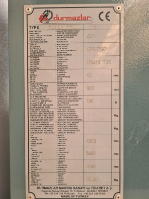 Координатно-пробивной пресс DURMA TP-9