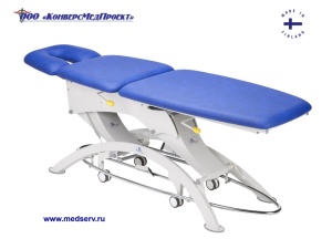 Стол массажный терапевтический с электроприводом Capre F3 (110 E), Lojer, Финляндия