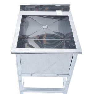 Ванна моечная односекционная 600х500х870 сварная Hessen ВМП 1/5 оц