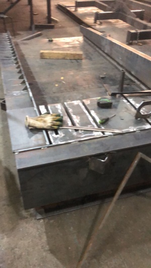 Металлоформа плиты берегоукрепления