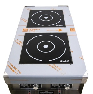 Плита индукционная 2-конфорочная Abat КИП-29П-5.0