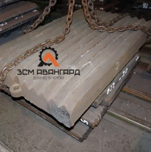 Плиты дробящие (шаг 80) комплект 2 шт на СМД-110