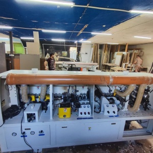 Линия для оклейки кромки пвх