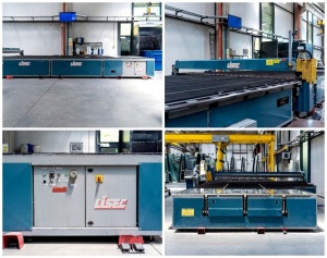 Автоматическая линия для резки флоат-стекла и многослойного (триплекс) стекла LISEC GFB-60/30RE-S