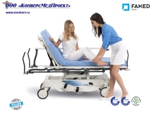 Каталки медицинские WP-02 (Spark), Famed, Польша, - надежность, функциональность, легкость перемещения