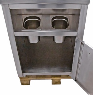 Станция для подогрева и фасовки картофеля фри Fabristeel FST PT12 2Y