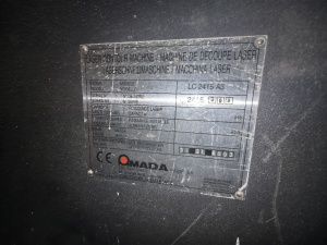 Лазерная машина AMADA lazmac 2415 A3