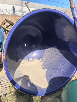 Химический реактор эмалированный объемом 6,3 м.куб