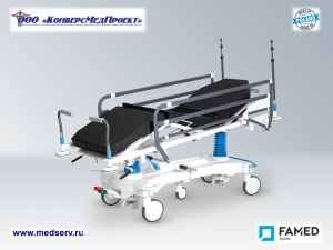 Каталка медицинская WP-09 (Strider), Famed Zywiec, Польша - для транспортировки и обследования пациента при помощи С-дуги