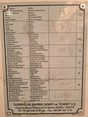 Координатно-пробивной пресс DURMA TP-9