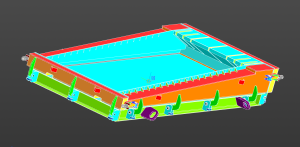 Металлоформа плиты берегоукрепления