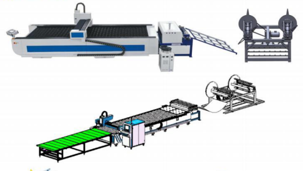 DUCT COIL LEVELING LASER CUTTING MACHINE