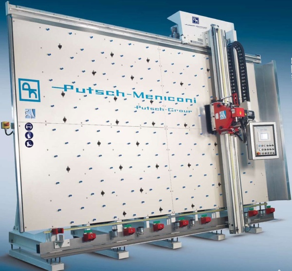 Автоматическая пила SVP 1080 (Putsch Meniconi) для горизонтального и вертикального реза многослойных стекол (3200x2520мм.)