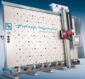 Автоматическая пила SVP 1080 (Putsch Meniconi) для горизонтального и вертикального реза многослойных стекол (3200x2520мм.)