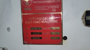 Высечка Yawa 1050 AII, 2005 г.в., формат 1050/750 мм