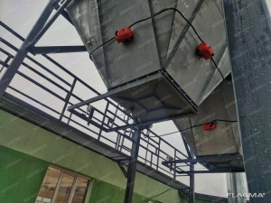 Фильтры рукавные, вентиляторы высокого давления, бункеры, циклоны