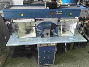 Полировальный станок с вакуумной вытяжкой gold BIG