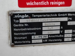 Станция темперирования Single STW150 термостат