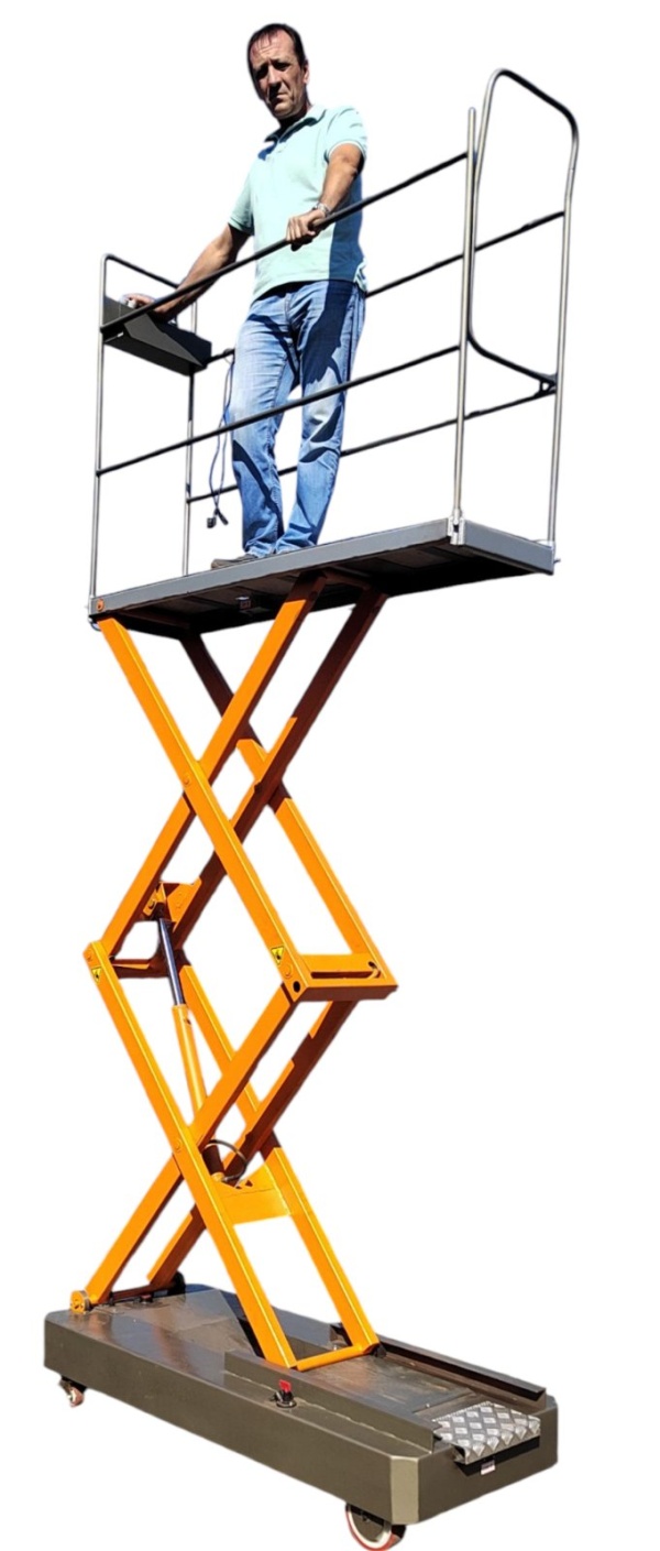 Тележка гидравлическая,Подъемник гидравлический, самоходный ножничный подъемник, оборудование для теплиц