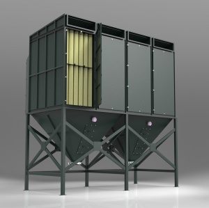 Фильтры рукавные, вентиляторы высокого давления, бункеры, циклоны