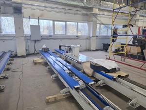 Робототехнический комплекс плазменной резки на базе робота CRP RH18-20 на треке, новый