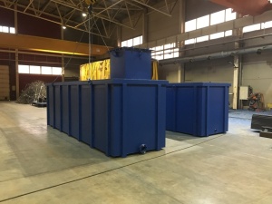 Емкость для воды 15 куб.м с теном подогрева