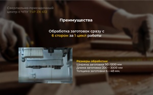 Сверлильно-присадочный центр с ЧПУ TSP ZK612