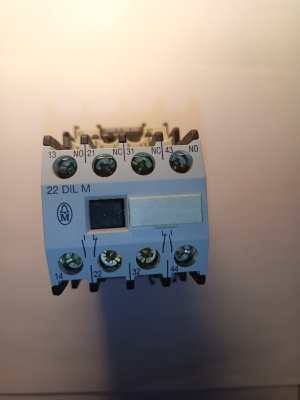 Контактор DIL00M-10 + 04DILM 20A катушка 230VAC Moeller