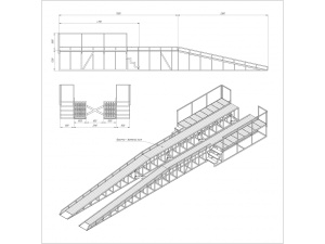 Эстакада автомобильная г/п 5 тонн