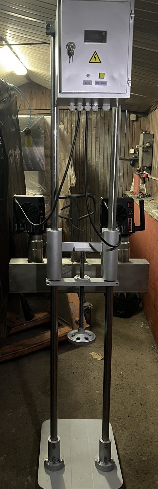 Система термоусадки термоколпачков (воздушный термотуннель)