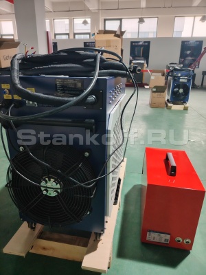 Оптоволоконный лазерный сварочный аппарат + лазерный очиститель + лазерный резак 4 в 1  LWC-3000/Raycus