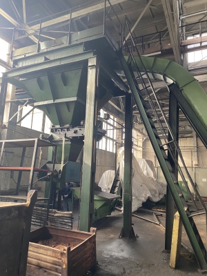 Линия по передаче и хранению стружки (сыпучих материалов): транспортеры, конвейеры, бункеры, дозаторы