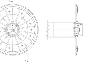 Навои, сновальные валики, товарные валики