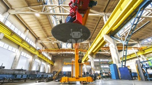 Портальный заглаживатель бетона