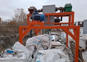 Шредер двухроторный для пластика 37 квт