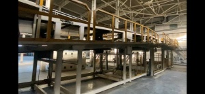 Линия гофрокартона LMC (Тайвань), паровая, 2200 мм, профили B/C — гофроагрегат, 25–30 м