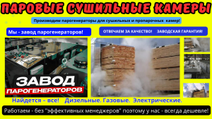 Паровые сушильные камеры