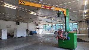 Промышленный консольный кран (поворотный кран на колонне) — Elephant, профессиональная модель для использования на производстве