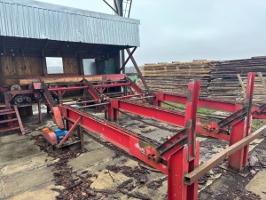 Станок (линия) для оцилиндровки и домостроения