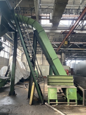 Линия по передаче и хранению стружки (сыпучих материалов): транспортеры, конвейеры, бункеры, дозаторы