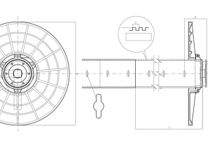 Навои, сновальные валики, товарные валики