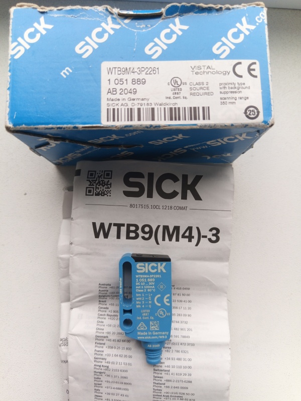 WTB9M4-3P2261 Sick Оптический датчик