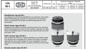 Инструмент формообразующий ECKOLD LFA 90 S новый