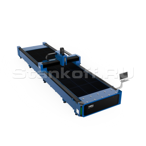 Оптоволоконный лазерный станок по металлу LD-6015S/6000 Raycus