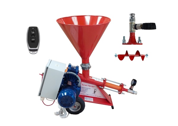 Насос для цементации грунтов