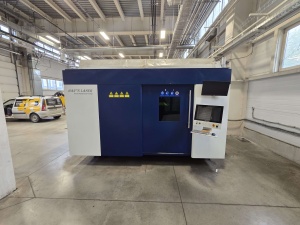 Установка лазерной резки листа HAN'S LASER G6020F, 6 кВт, 6 х 2 м