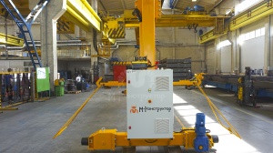 Портальный заглаживатель бетона